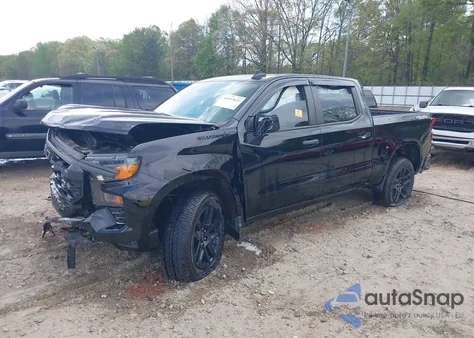 2022 Chevrolet Silverado 1500 4Wd Short Bed Custom из США, поврежденный, VIN 1GCPDBEK1NZ559844